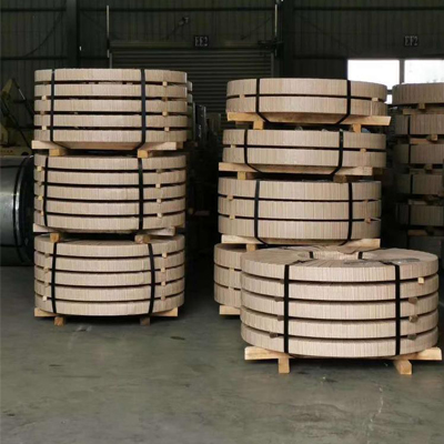 Oriented silicon steel strip